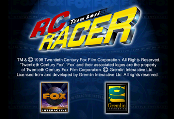 Team LOSI RC Racing Title Screen